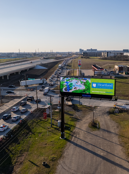 Texas Digital Billboard Alliance Texas Traffic Drone Pic